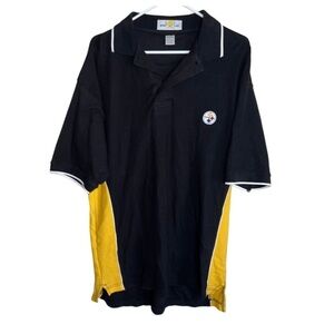 Sport Line Vintage Pittsburgh Steelers Men’s Polo Size Large